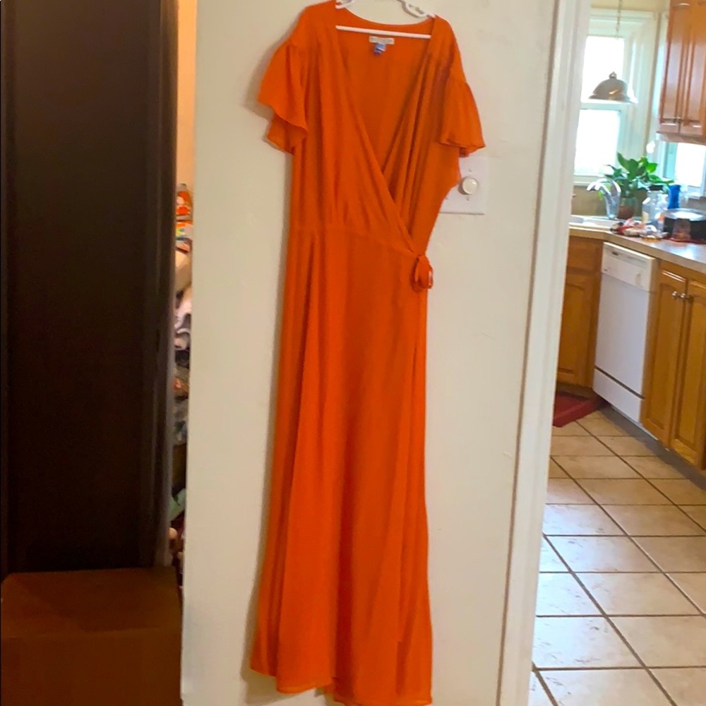 floor length dress
